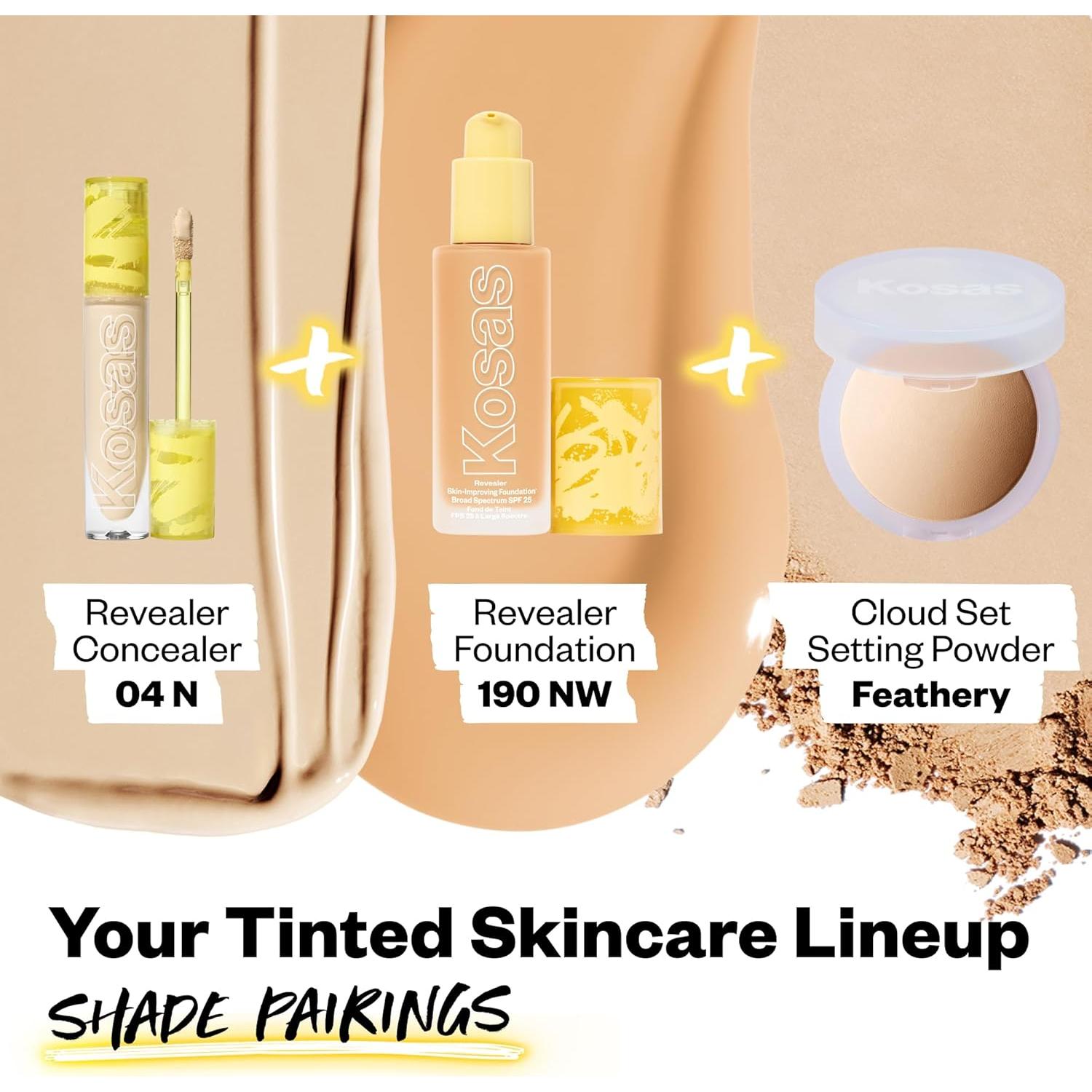 Corrector Revealer Kosas 5.34 ml Tono 04 N - Hialurónico Vegano