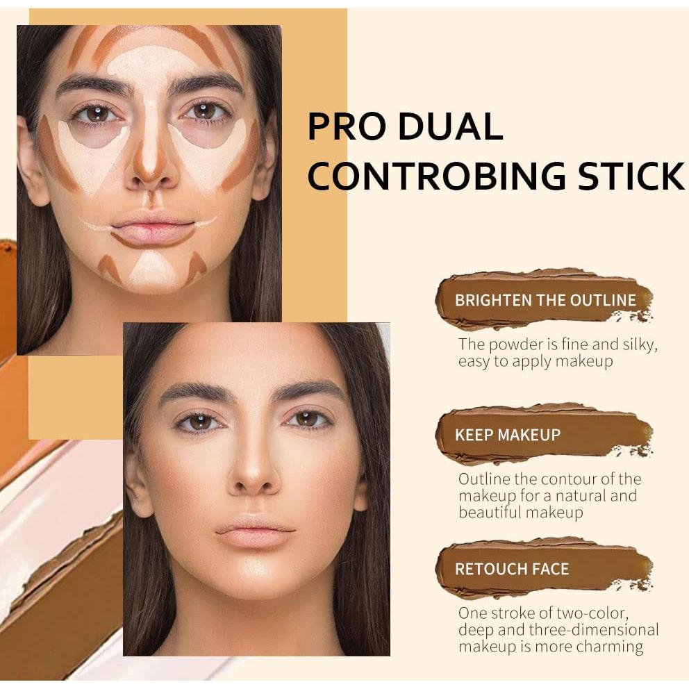 Set de Maquillaje Contorno 2 en 1 evpct - 4 Colores