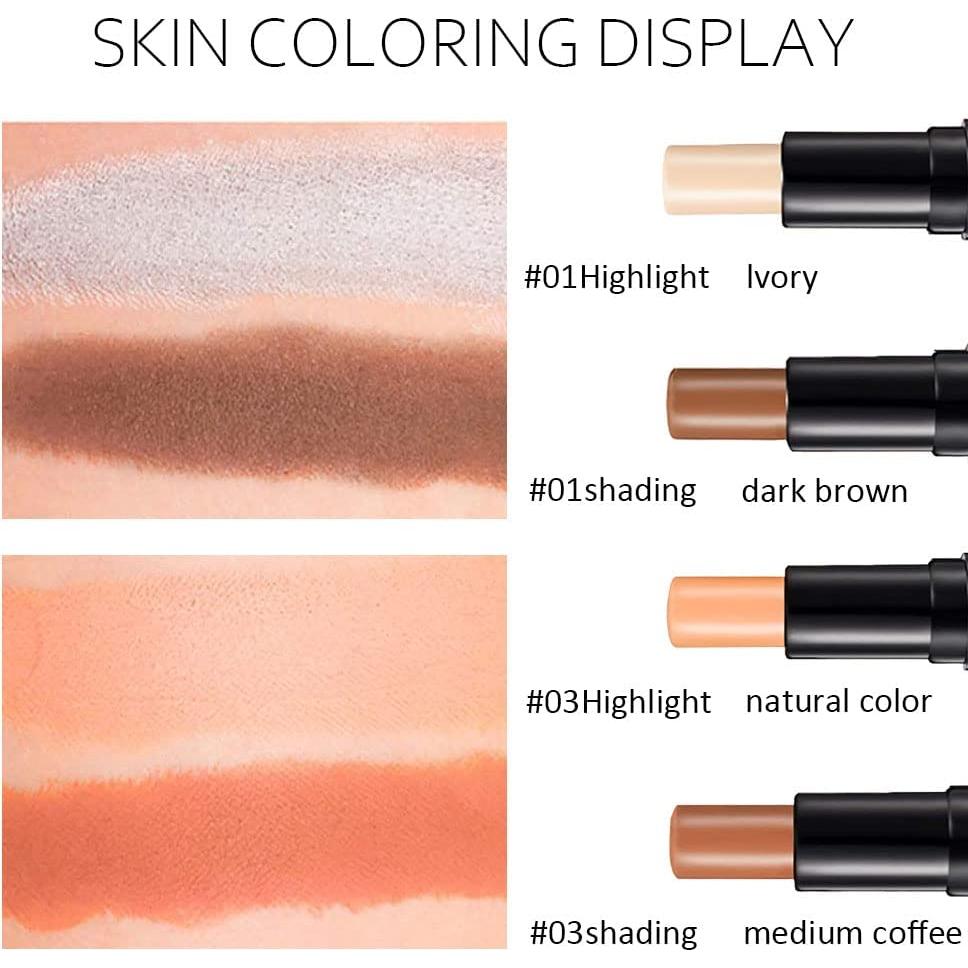 Set de Maquillaje Contorno 2 en 1 evpct - 4 Colores