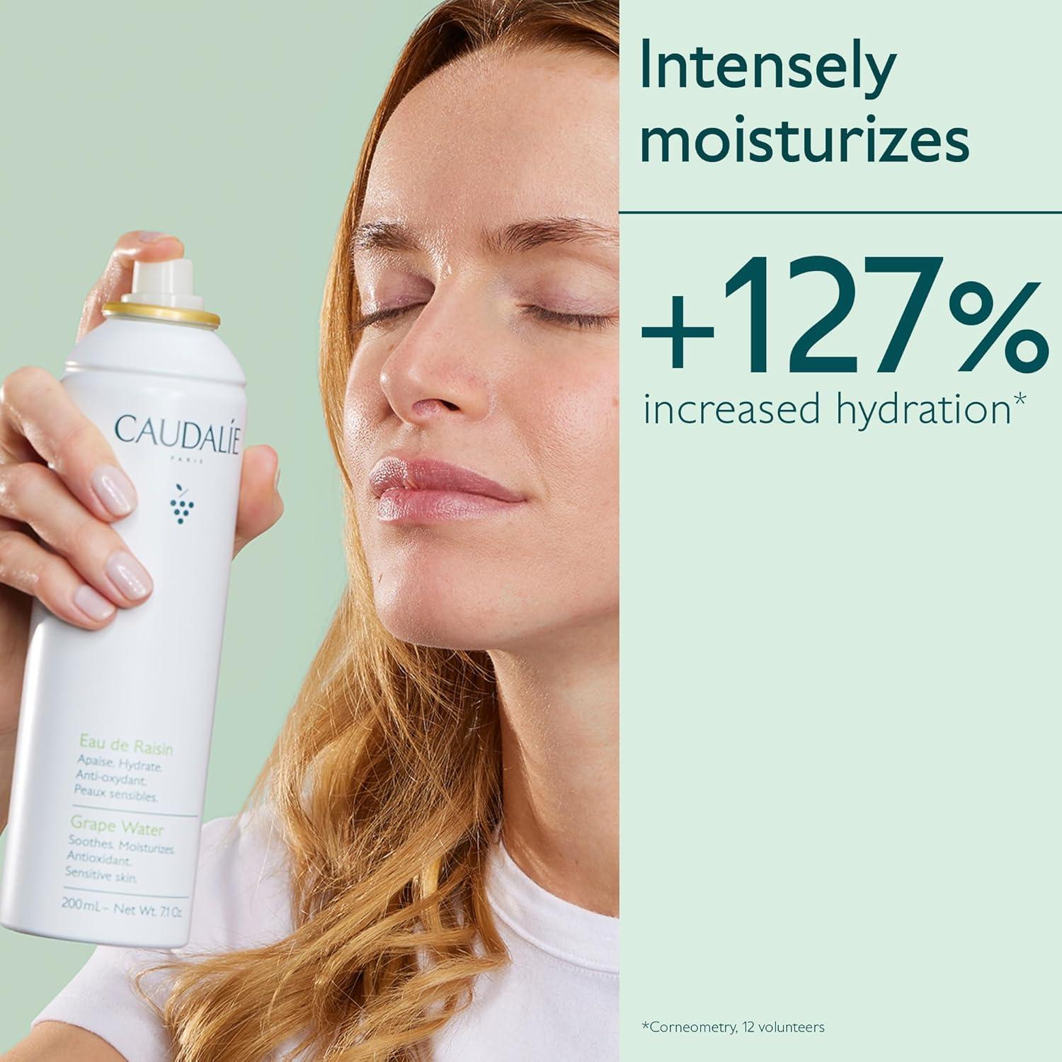 Agua de Uva Hidratante Facial Caudalie 80 ml - Spray Orgánico