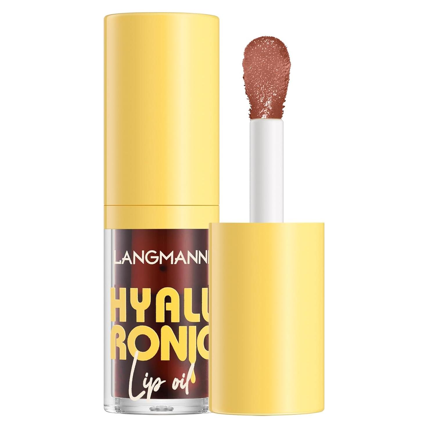 Aceite de Labios LANGMANNI con Ácido Hialurónico 32g Tinte Chocolate