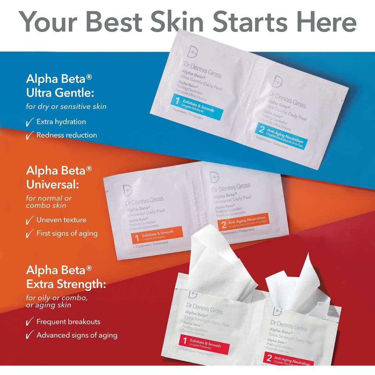 Peeling Diario Dr. Dennis Gross 5 AHA/BHA - 5 Tratamientos