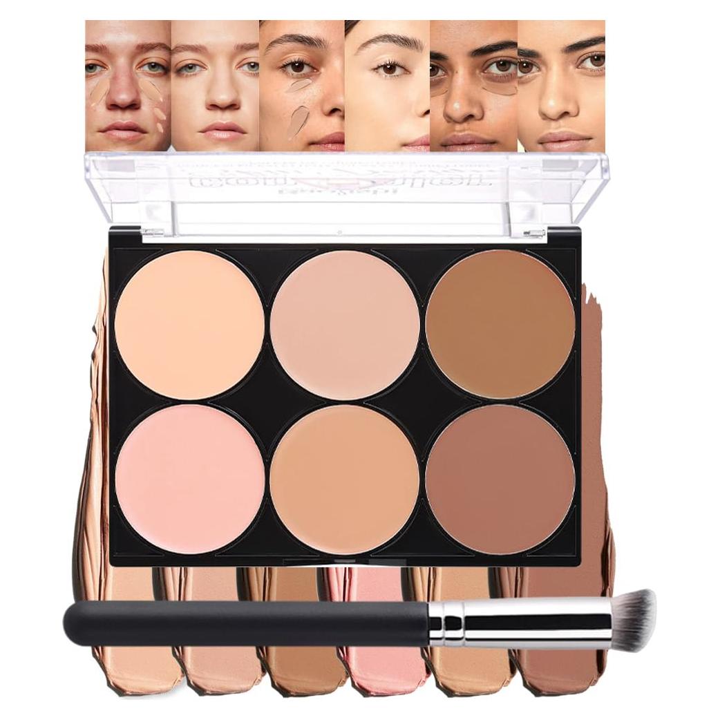 Paleta de Correctores 6 Colores evpct - Maquillaje Piel Madura
