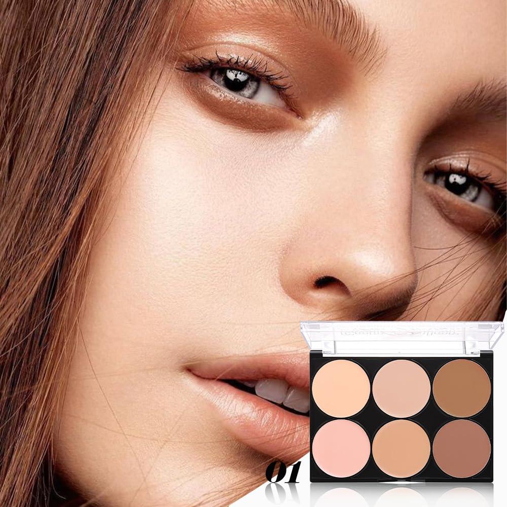 Paleta de Correctores 6 Colores evpct - Maquillaje Piel Madura