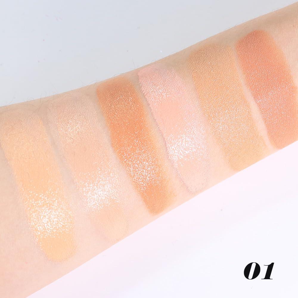 Paleta de Correctores 6 Colores evpct - Maquillaje Piel Madura