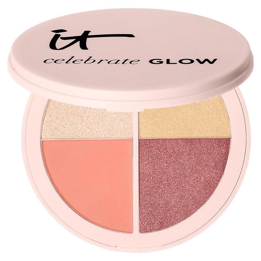 Paleta de Maquillaje IT Cosmetics Celebrate Glow - Rubor, Iluminador y Sombra