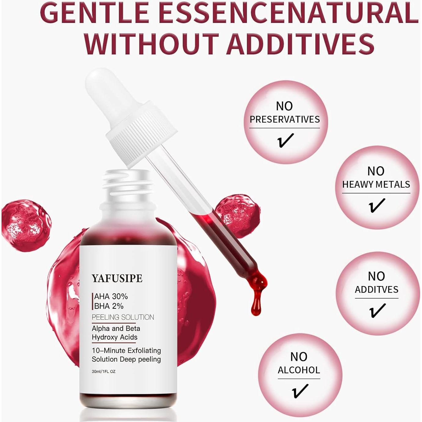 Peeling Químico Facial YAFUSIPE AHA 30% BHA 2% 30ml