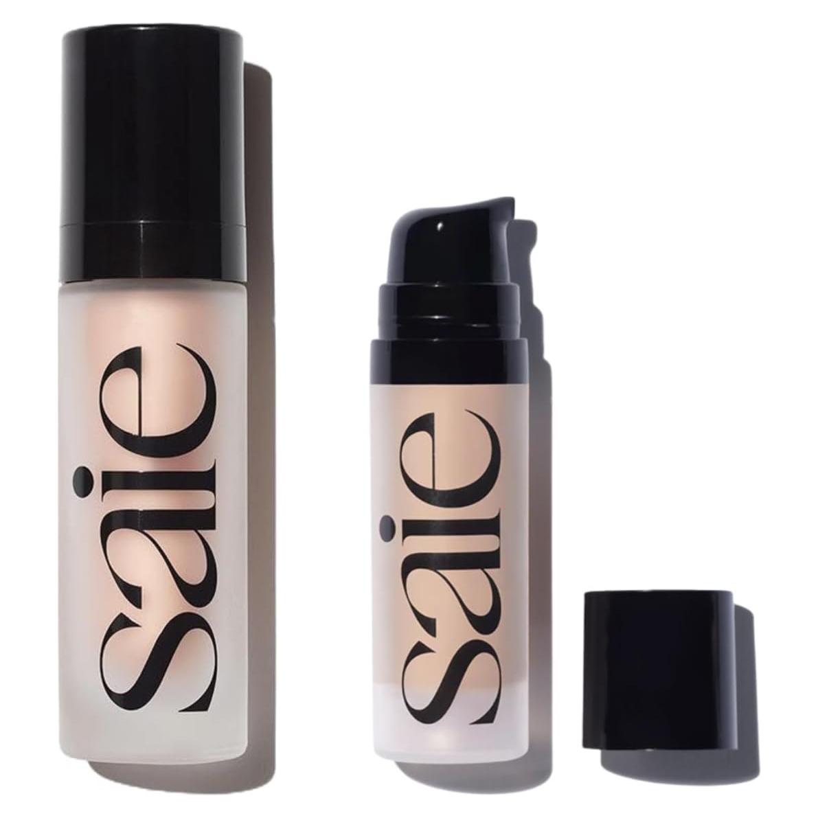 Saie Glowy Super Gel Duo - Iluminador y Primer 28.35 g + 14.17 g