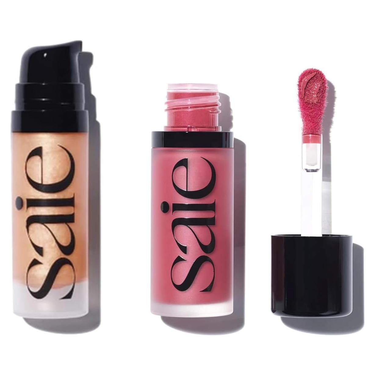 Dúo de Maquillaje Saie: Glowy Super Gel y Dew Blush 14.79ml + 11.83ml