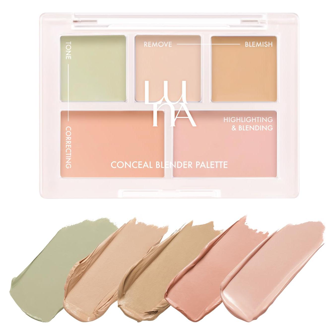 Paleta de Corrección de Color HANKOOK 5-en-1 Beige Verde