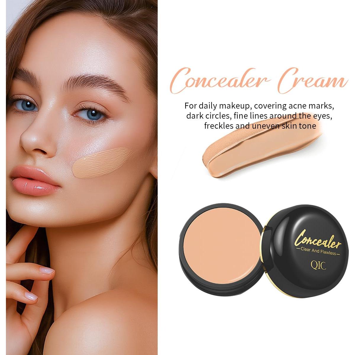 Corrector de Ojos W3W 15.03g - Cobertura Total Impermeable Tono Oscuro