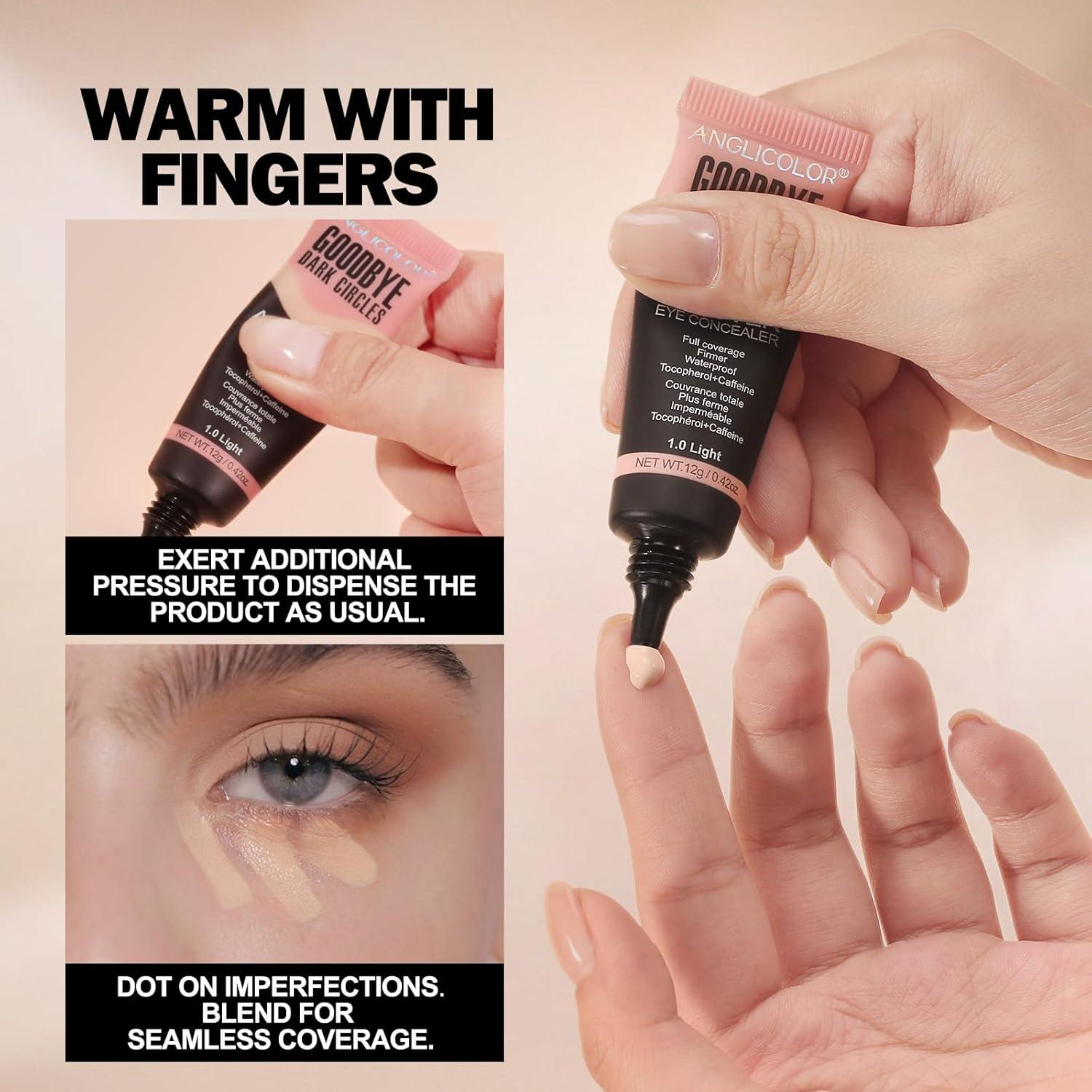 Corrector de Ojeras Anglicolor 12.4 ml - Cobertura Total 03 Medio