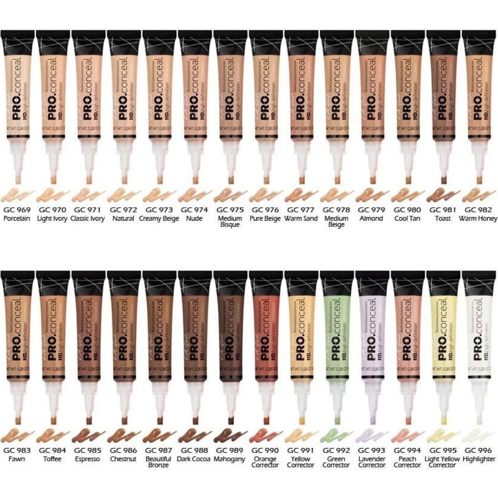 Corrector L.A. Girl Pro Conceal HD Porcelana 10cm 1.98g