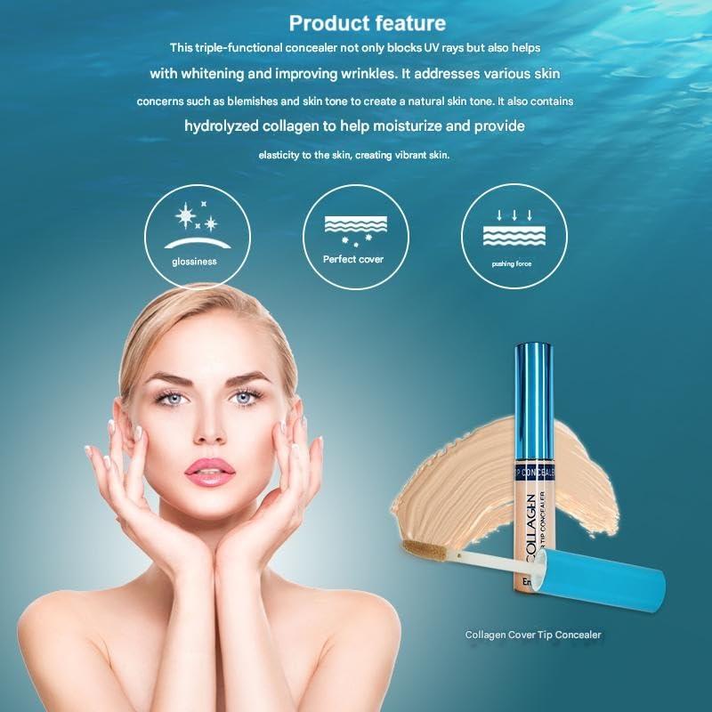 Corrector de Colágeno con Punta Enough #02 Beige 5.1g