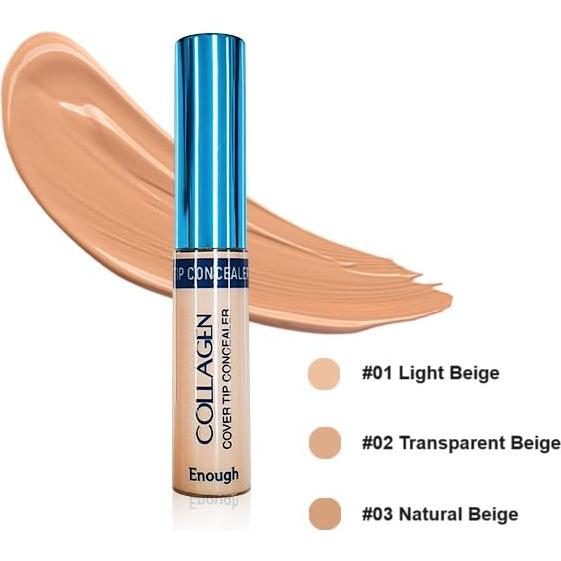 Corrector de Colágeno con Punta Enough #02 Beige 5.1g