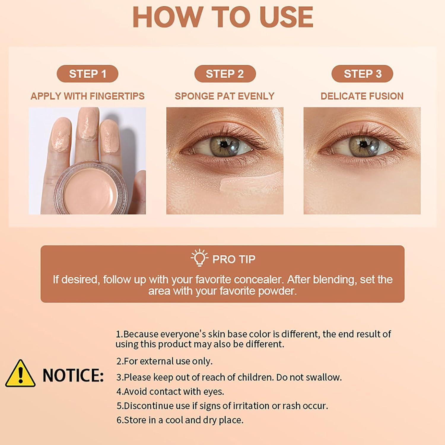 Corrector de Ojeras Iluminador SPRINGSKY 02 Nude Cálido 50g