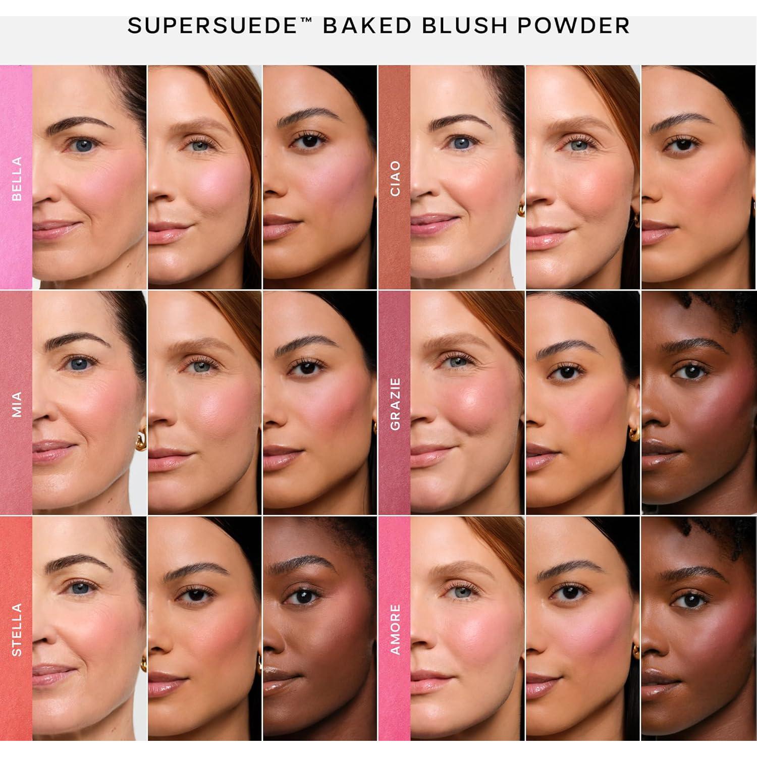 Rubor en Polvo Horneado Saie SuperSuede Bella 2.83g