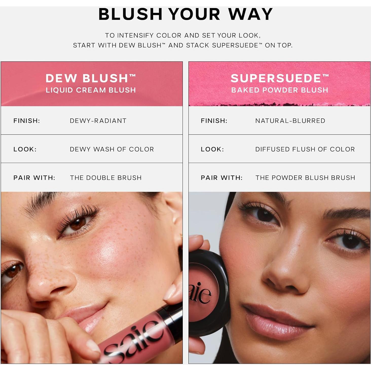 Rubor en Polvo Horneado Saie SuperSuede Bella 2.83g