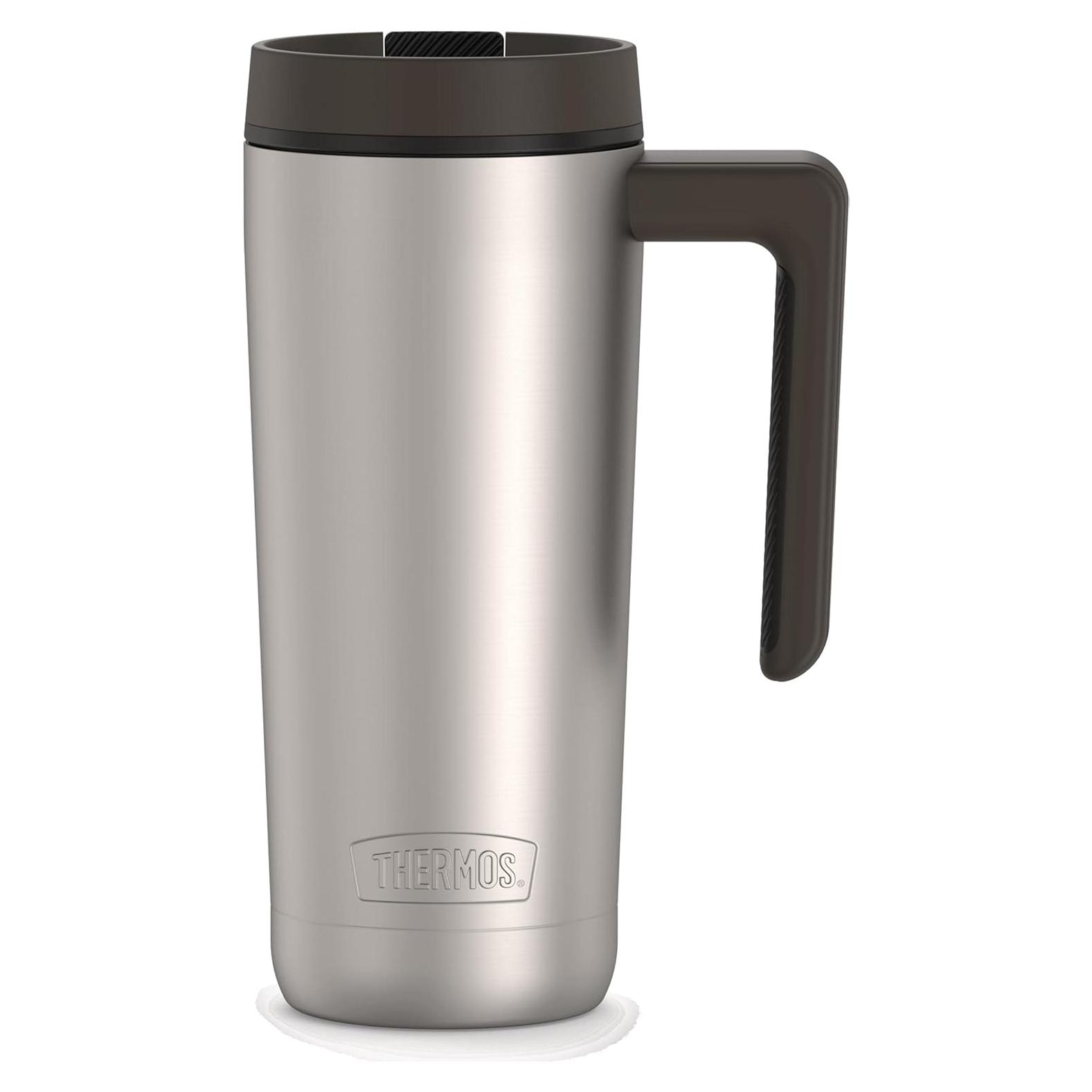 Taza de Acero Inoxidable THERMOS 18oz Negro Mate Aislada