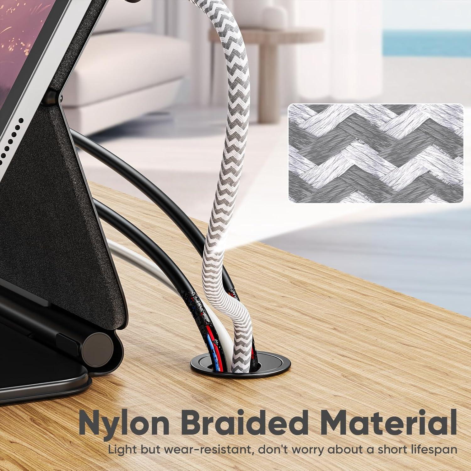 Cable USB A a USB C 20 Pies DteeDck Carga Rápida 12W