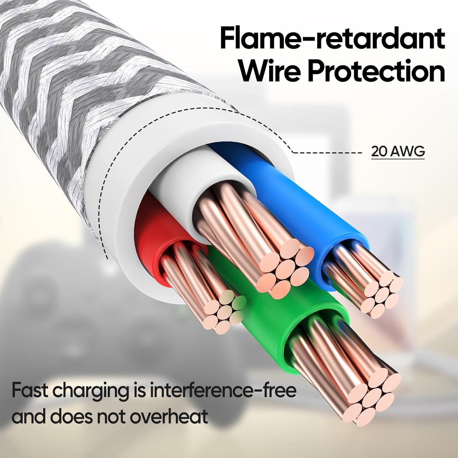 Cable USB A a USB C 20 Pies DteeDck Carga Rápida 12W