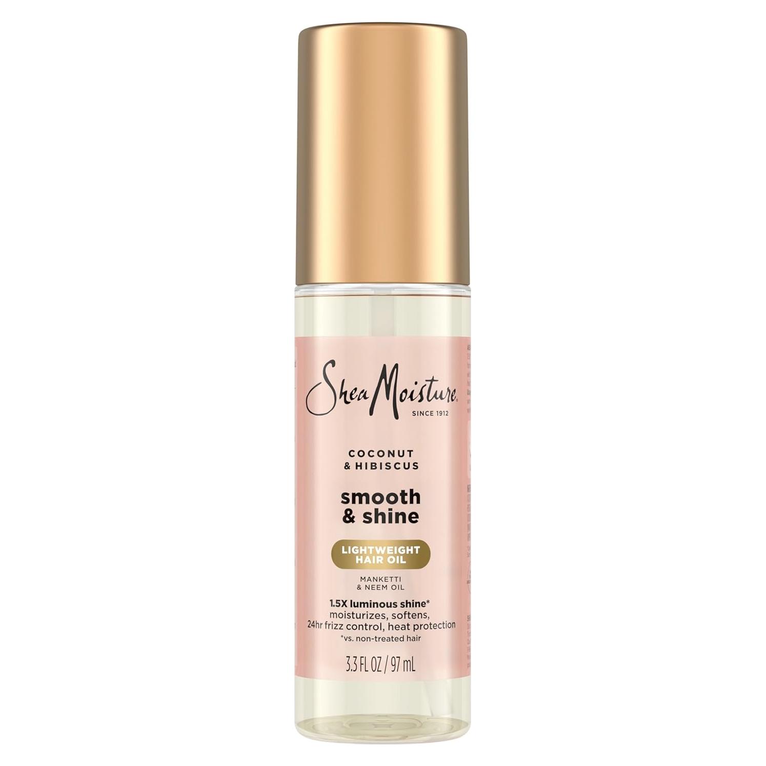 SheaMoisture Aceite Suave y Brillante Coco y Hibisco 97.6ml