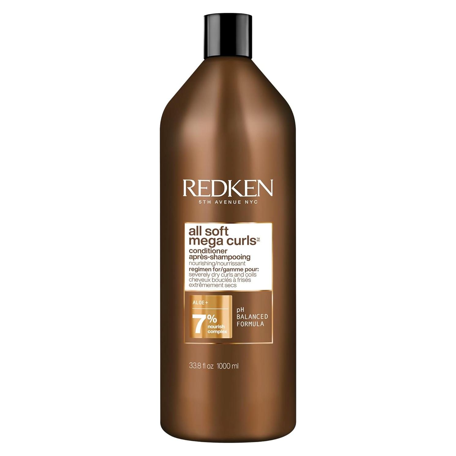 Acondicionador Redken All Soft Mega Curls 1000ml - Hidratación Rizos Secos