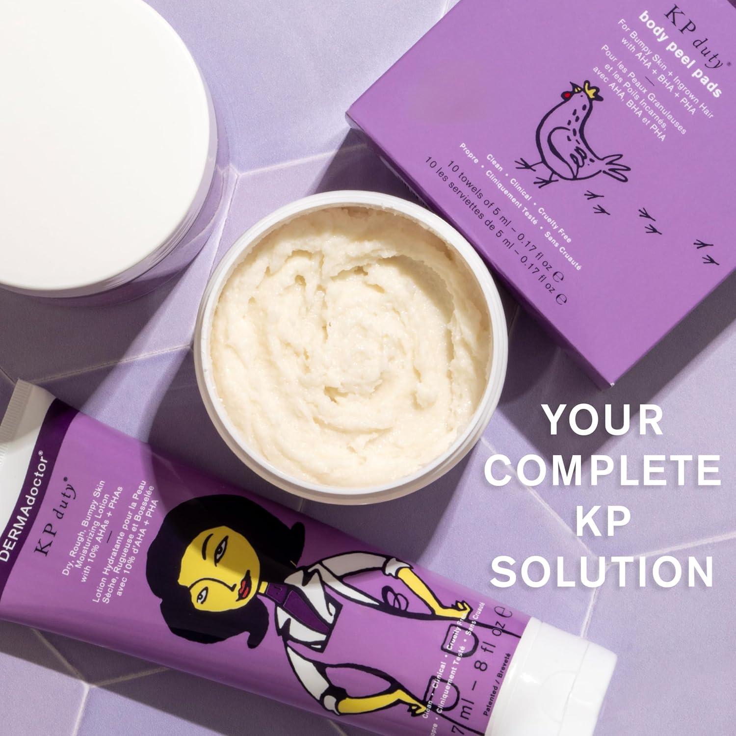 Kit Exfoliante y Loción DERMAdoctor KP Duty 226.8g y 453.6g