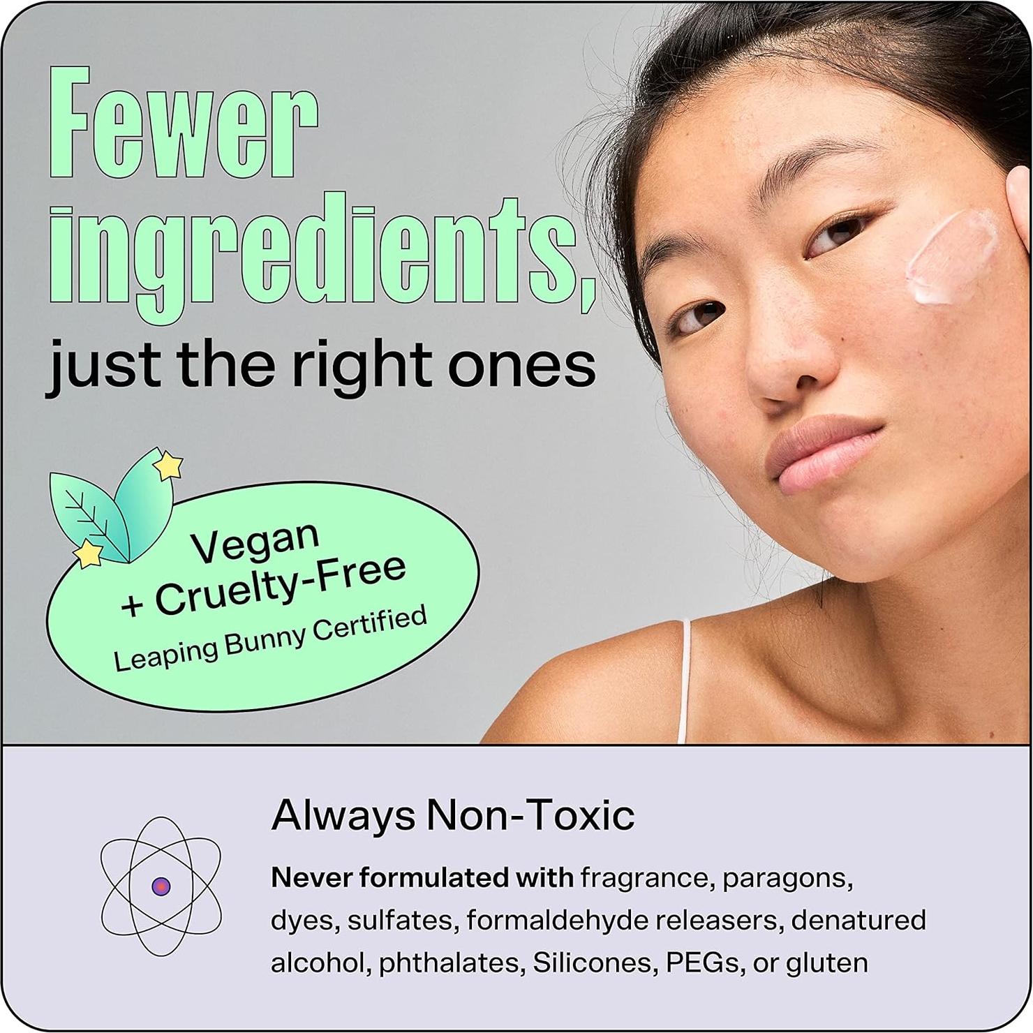 Trío de Cuidado Facial Bubble Skincare: Hidratante 50ml, Limpiador 125ml, Tónico 55ml