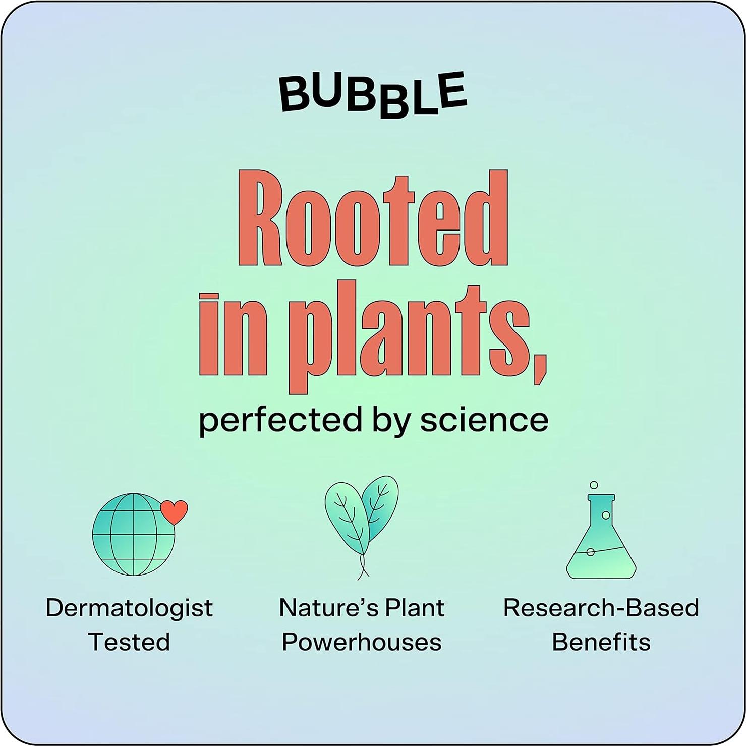 Trío de Cuidado Facial Bubble Skincare: Hidratante 50ml, Limpiador 125ml, Tónico 55ml