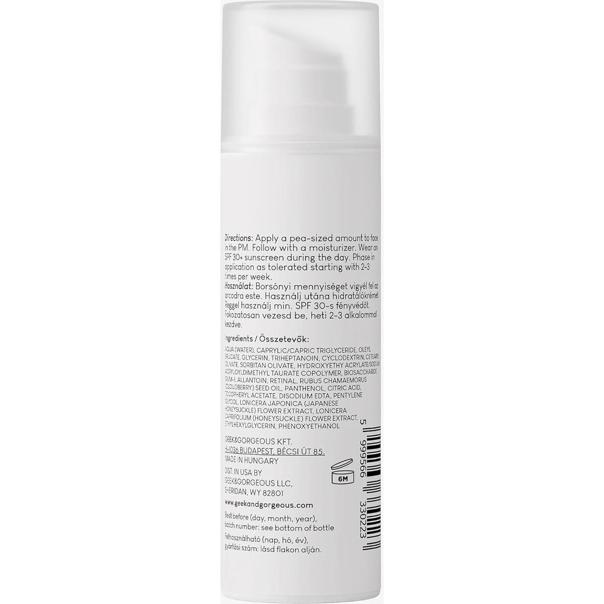 Suero Retinal 0.05% Geek & Gorgeous A-Game 5 - 28.35 g