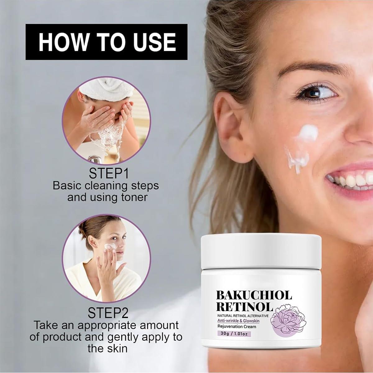 Set de Suero y Crema Facial SOUG con Retinol y Bakuchiol 2PCS