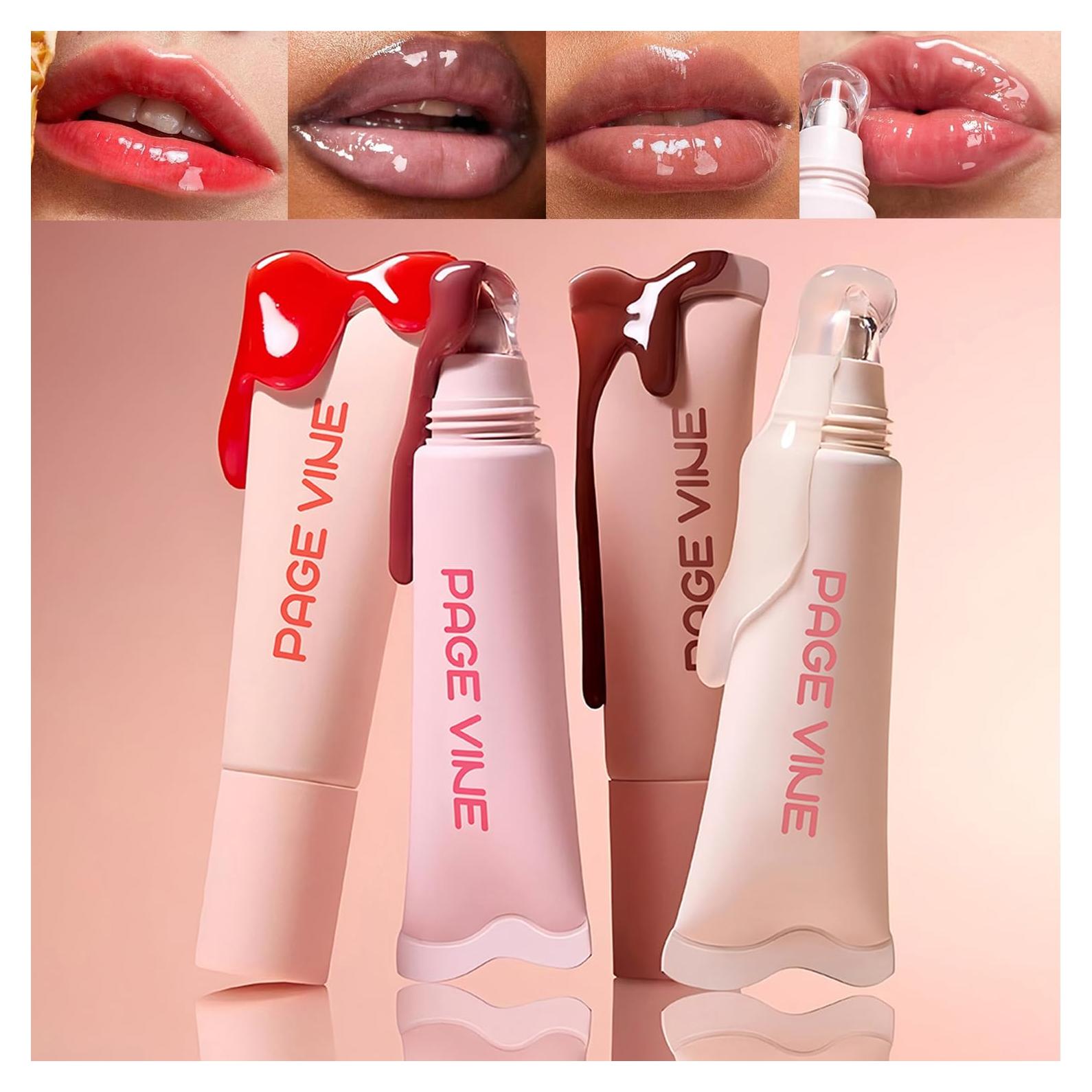 Juego de 4 Brillos Labiales Hidratantes Bekoeen 100g