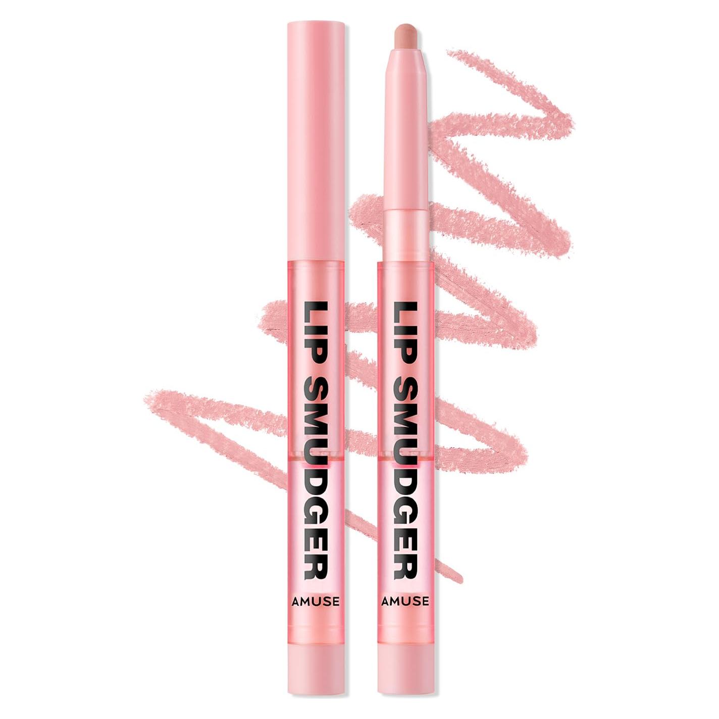 Lápiz Labial Amuse 02 Rosa Mate Multiuso Vegano 5 en 1