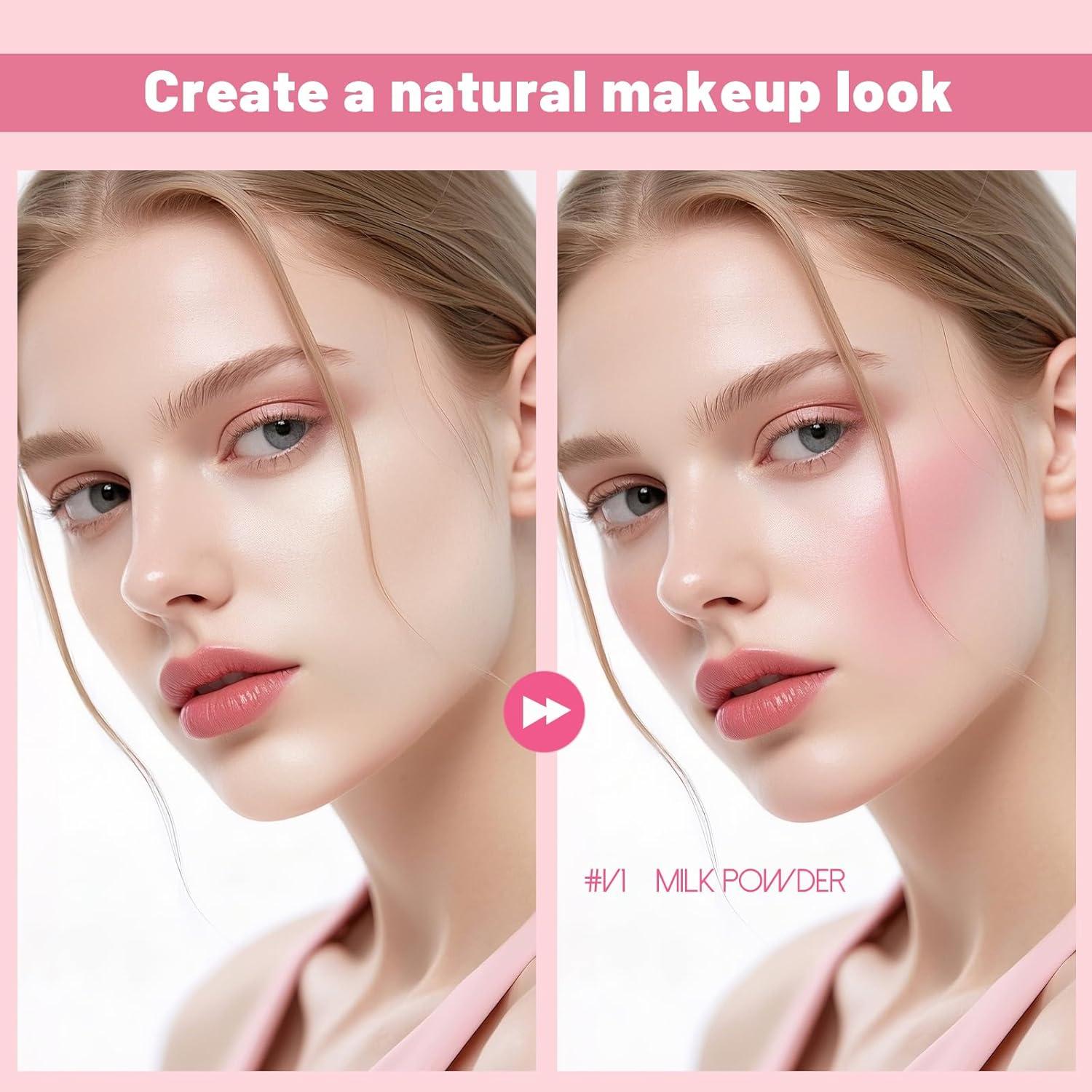 Tinte de Mejillas Líquido Crema YiGuMy Polvo de Leche 31.8g