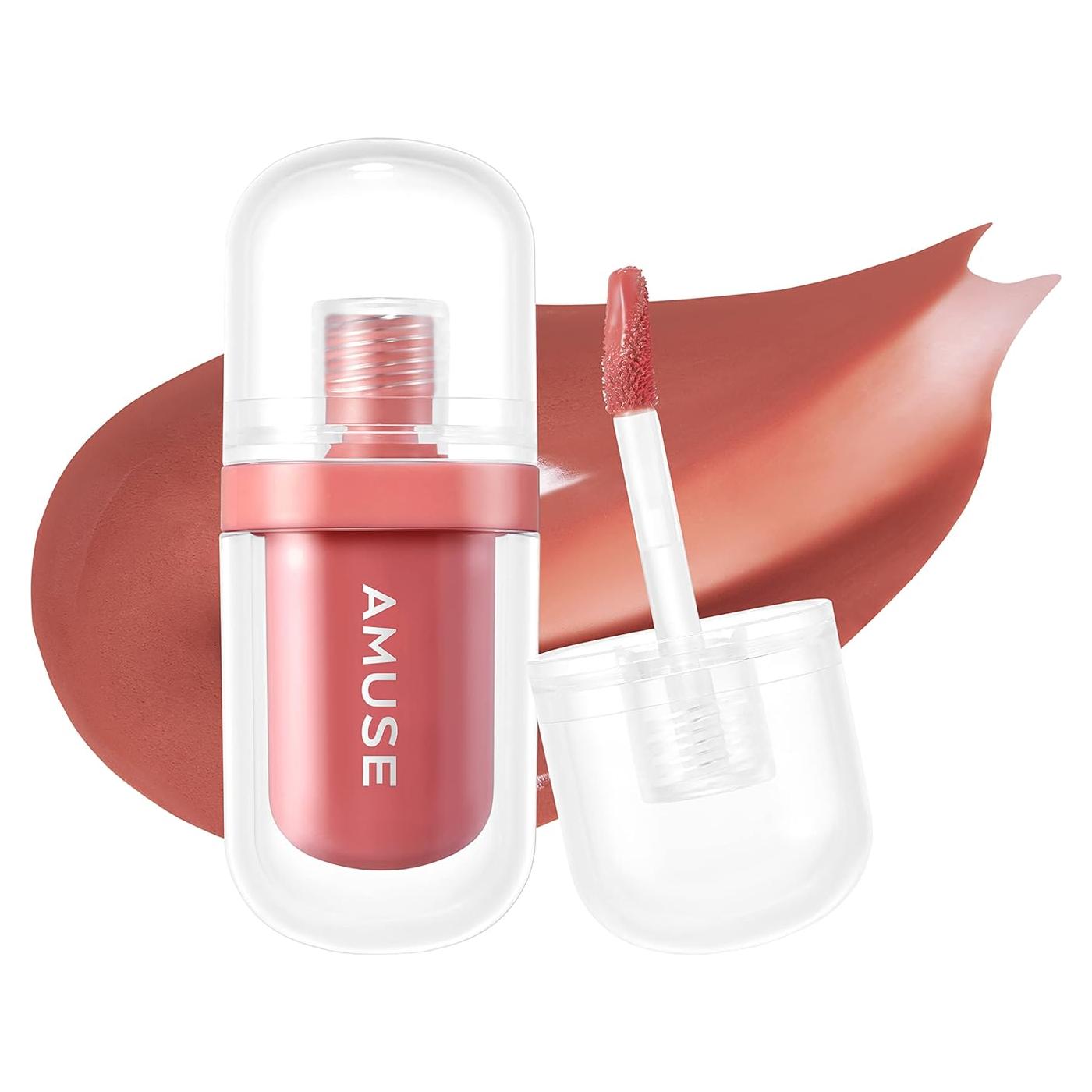 Tinte labial Jel-fit Amuse 07 Caramel 12 horas hidratante