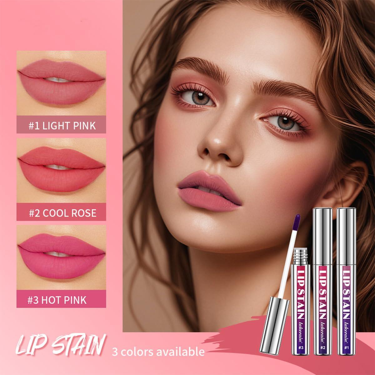 Set de Lápiz Labial 3PCS Peel Off Pakivs - Mate y Resistente