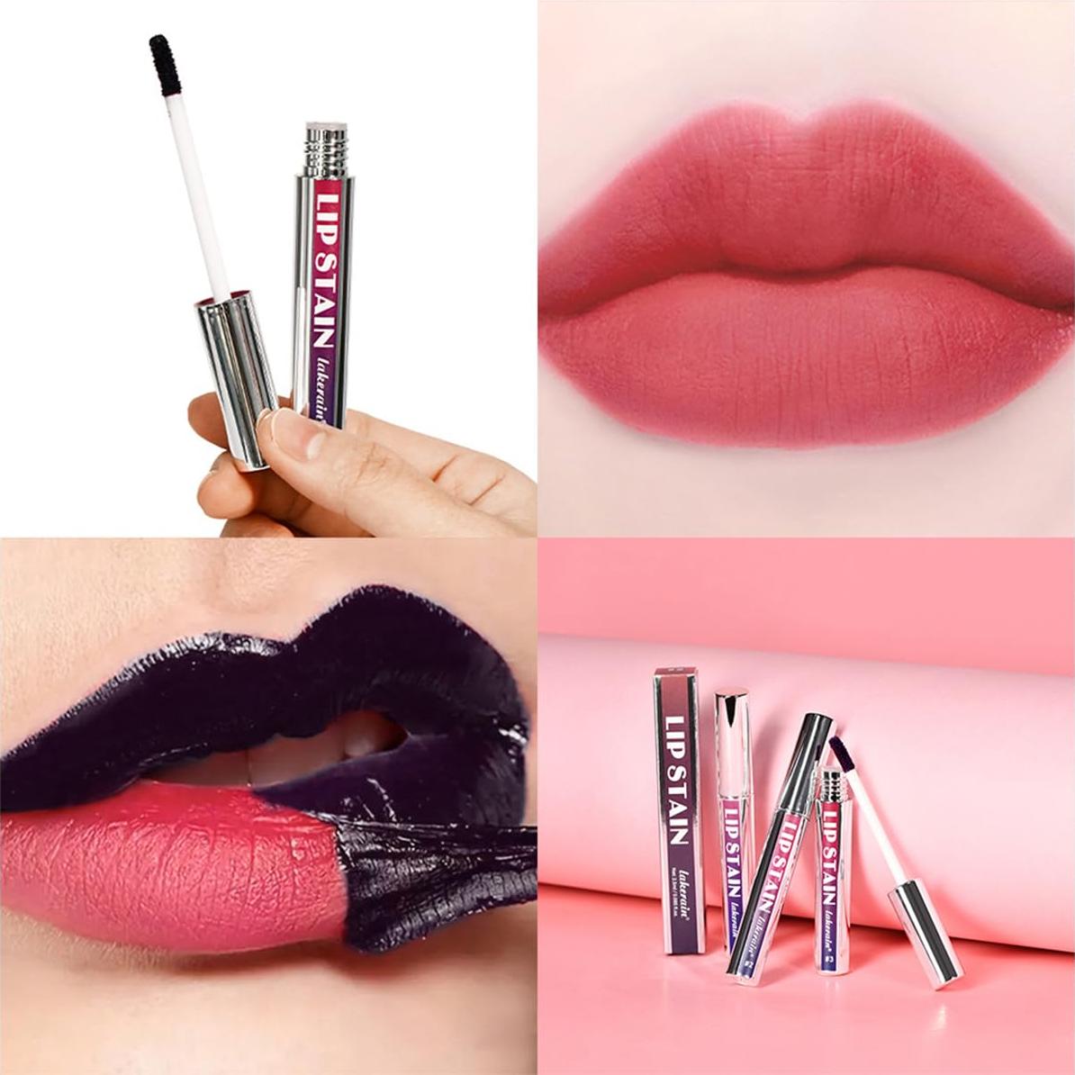 Set de Lápiz Labial 3PCS Peel Off Pakivs - Mate y Resistente