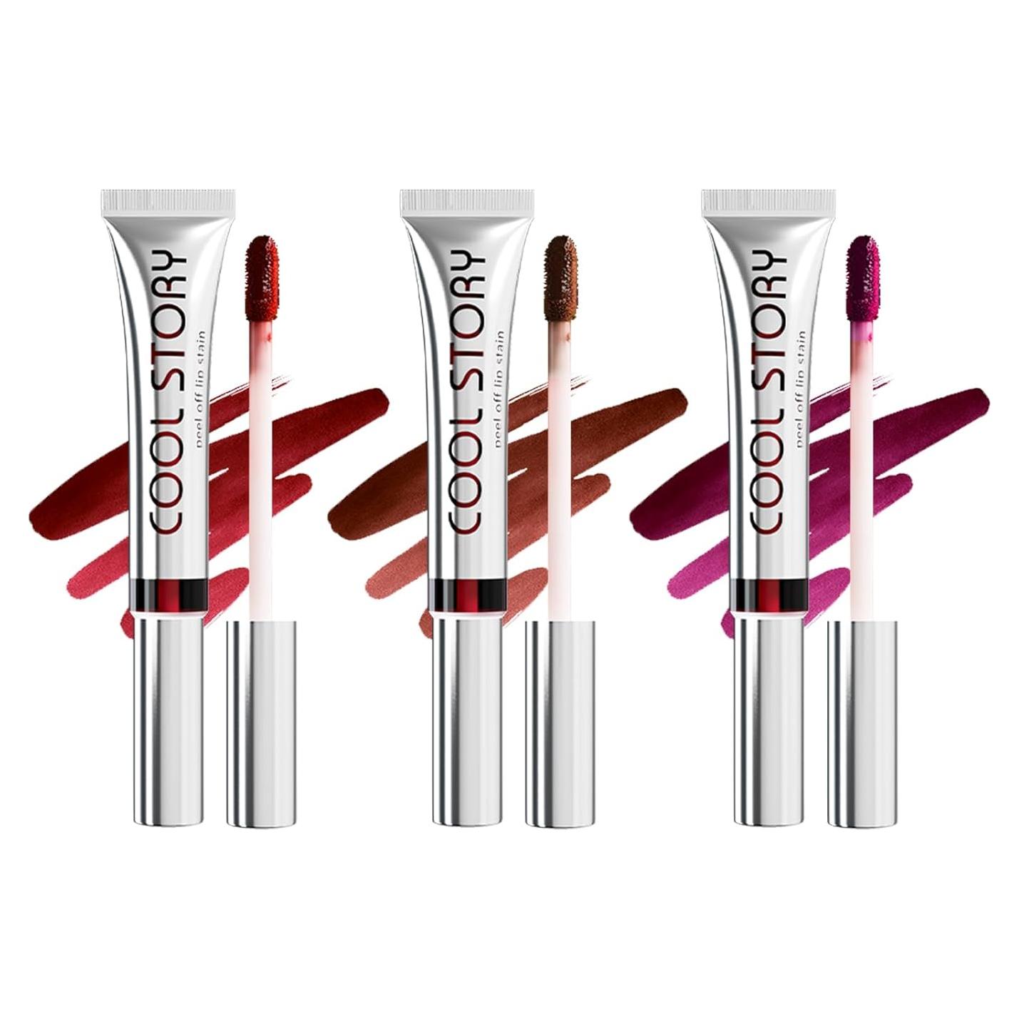 Set de 3 Tintes de Labios Peel-Off BAISEN DIARY - Hidratante