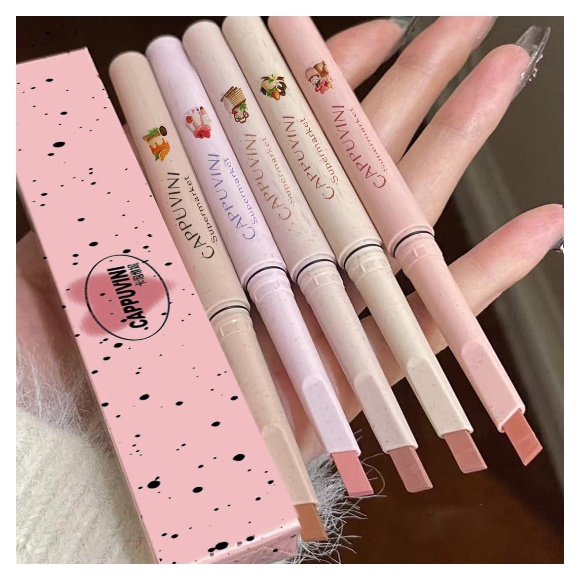 Conjunto de 5 Lápices de Labios Mate Petansy - Hidratantes y Larga Duración