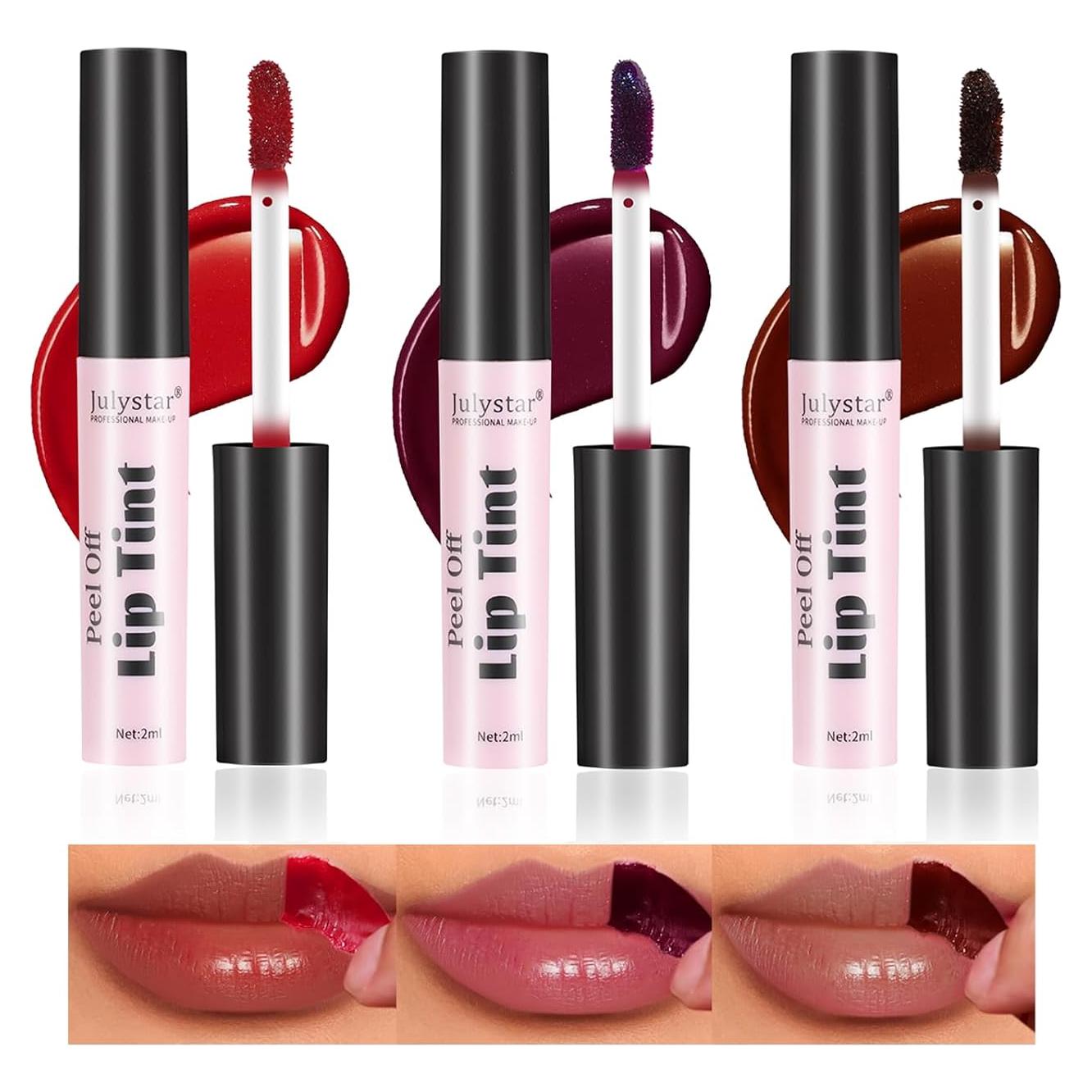 Tinte de Labios Mate Peel Off Petansy - 3 Colores Larga Duración