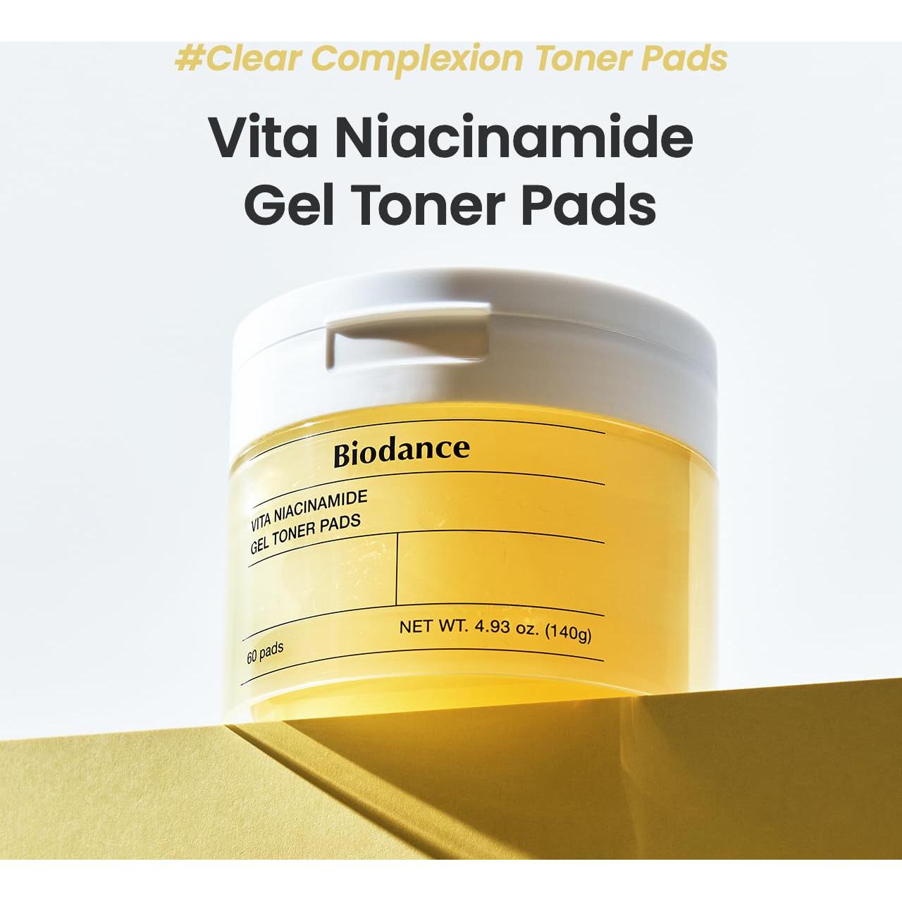 Dúo Cuidado Piel Radiance Biodance: 60 Almohadillas + 4 Máscaras