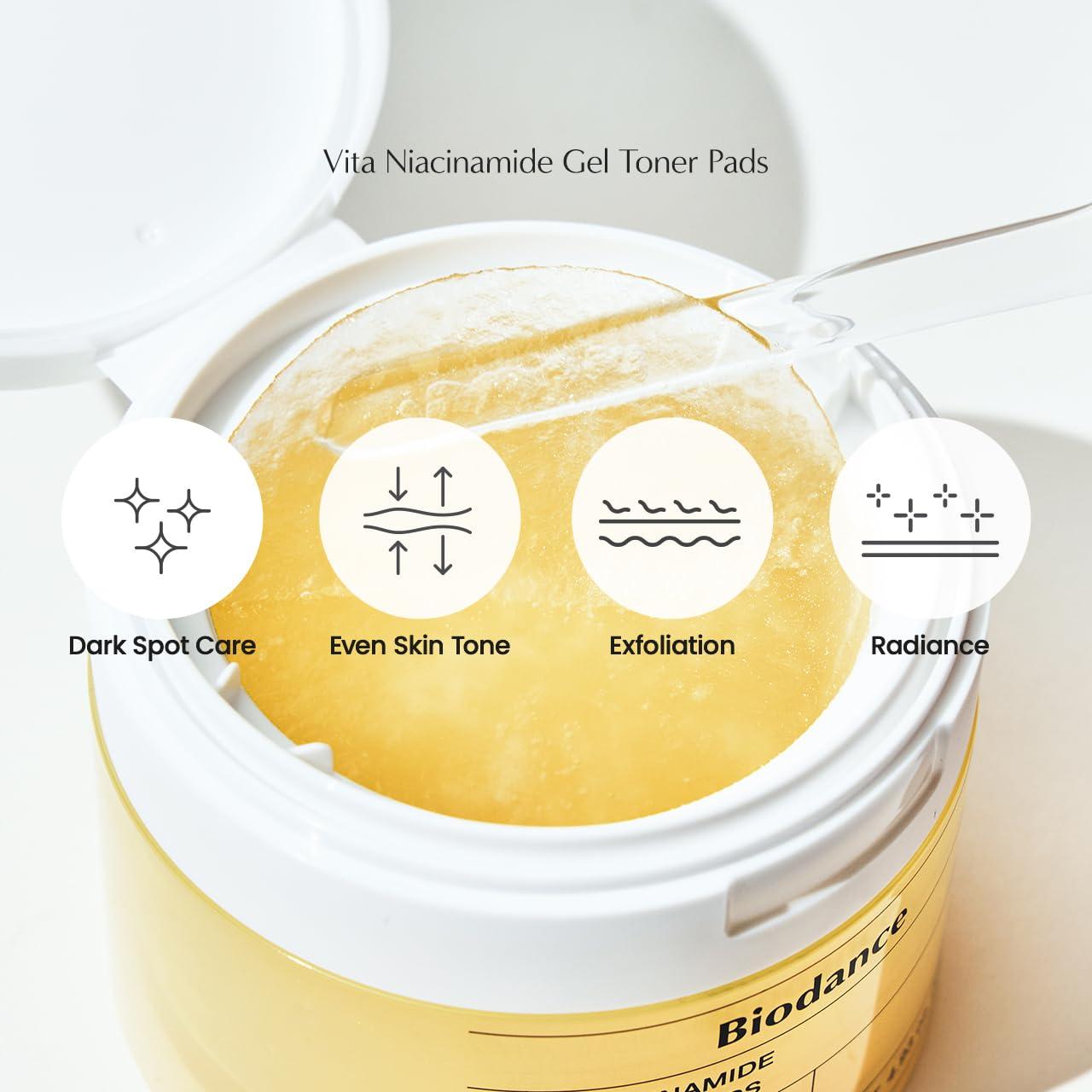 Dúo Cuidado Piel Radiance Biodance: 60 Almohadillas + 4 Máscaras