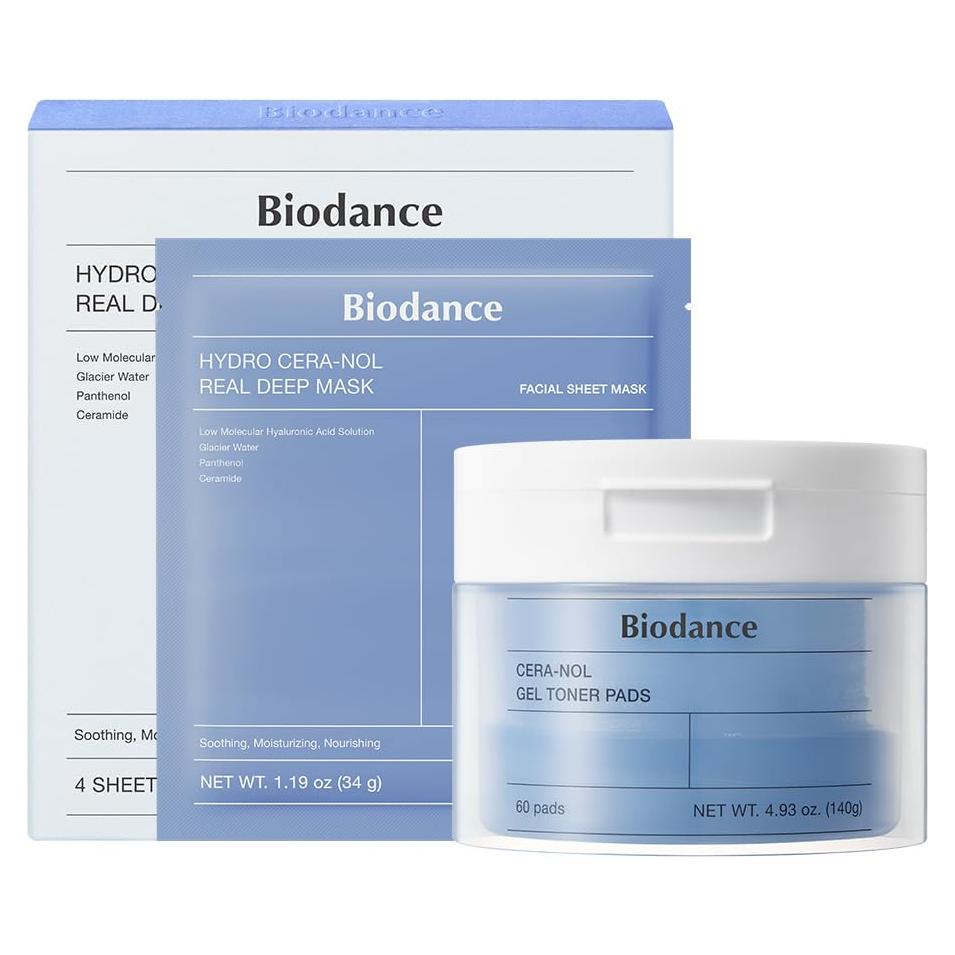 BIODANCE Kit Cuidado Piel Seca: Gel Hidratante y Máscara
