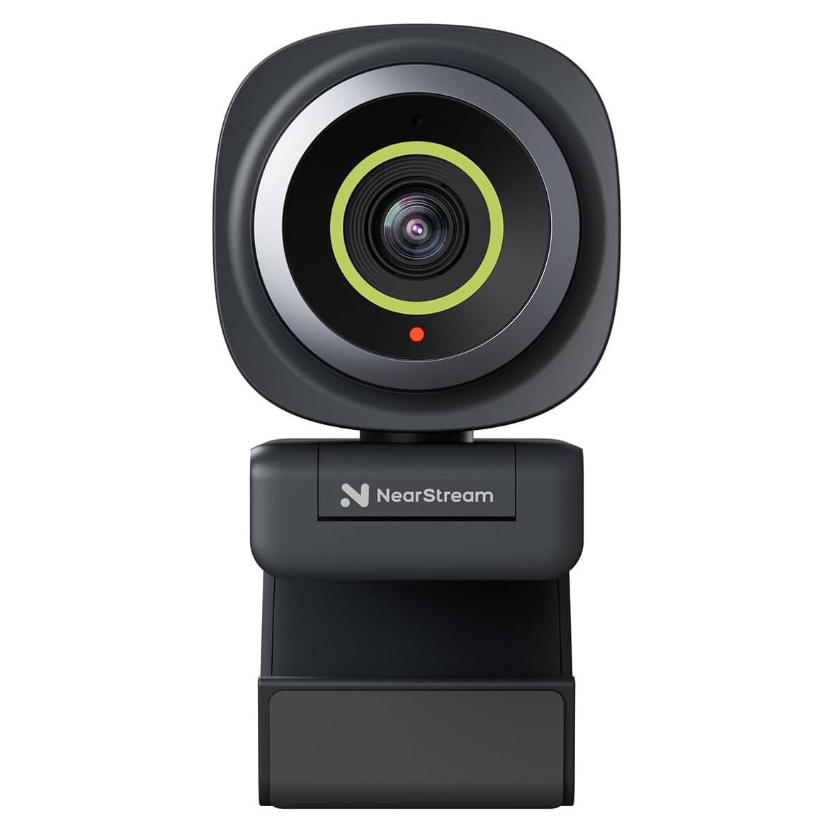 Cámara Web NearStream V02AF 2K FHD con Micrófono AI y FOV Ajustable