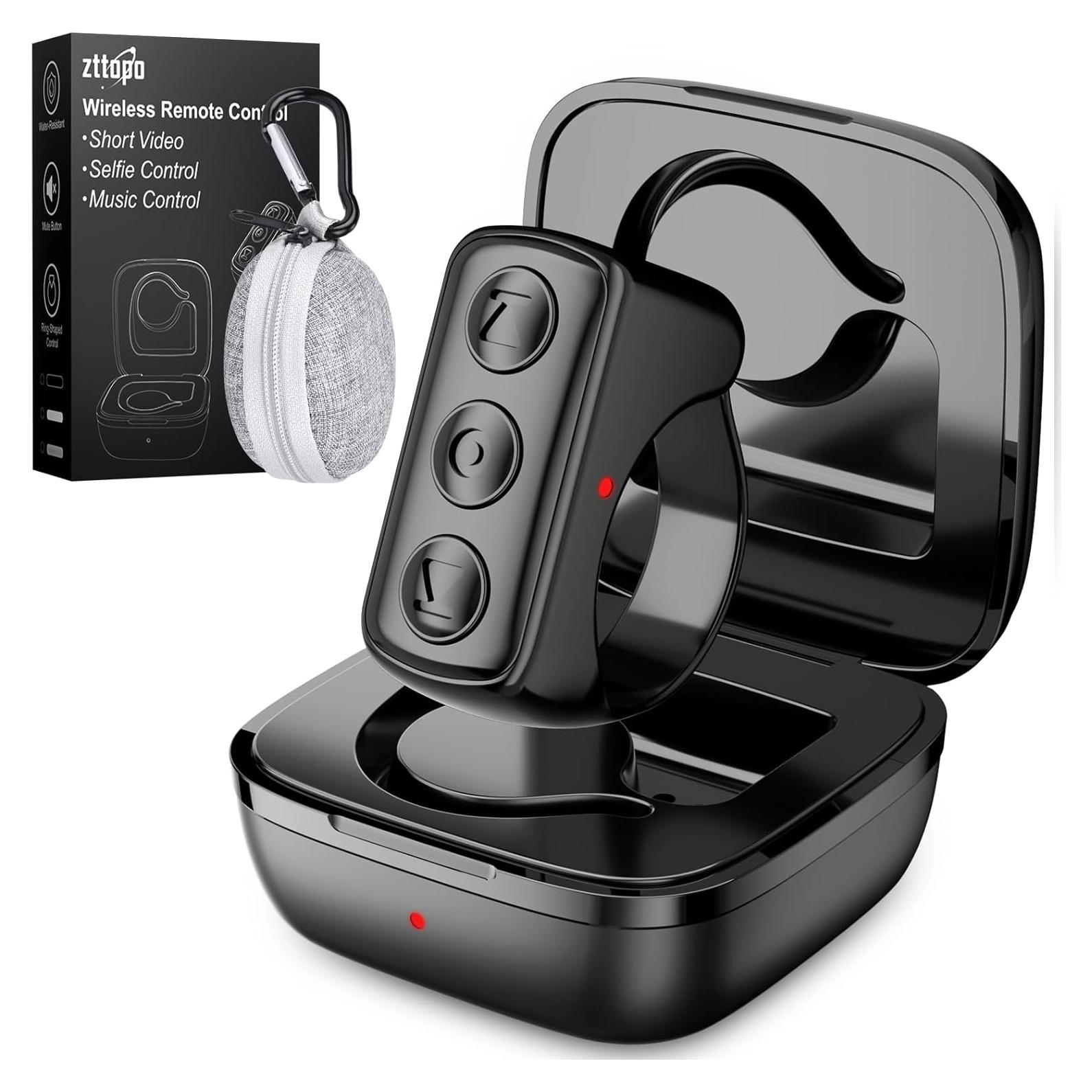 Anillo Control Remoto Bluetooth Zttopo para TikTok y Kindle