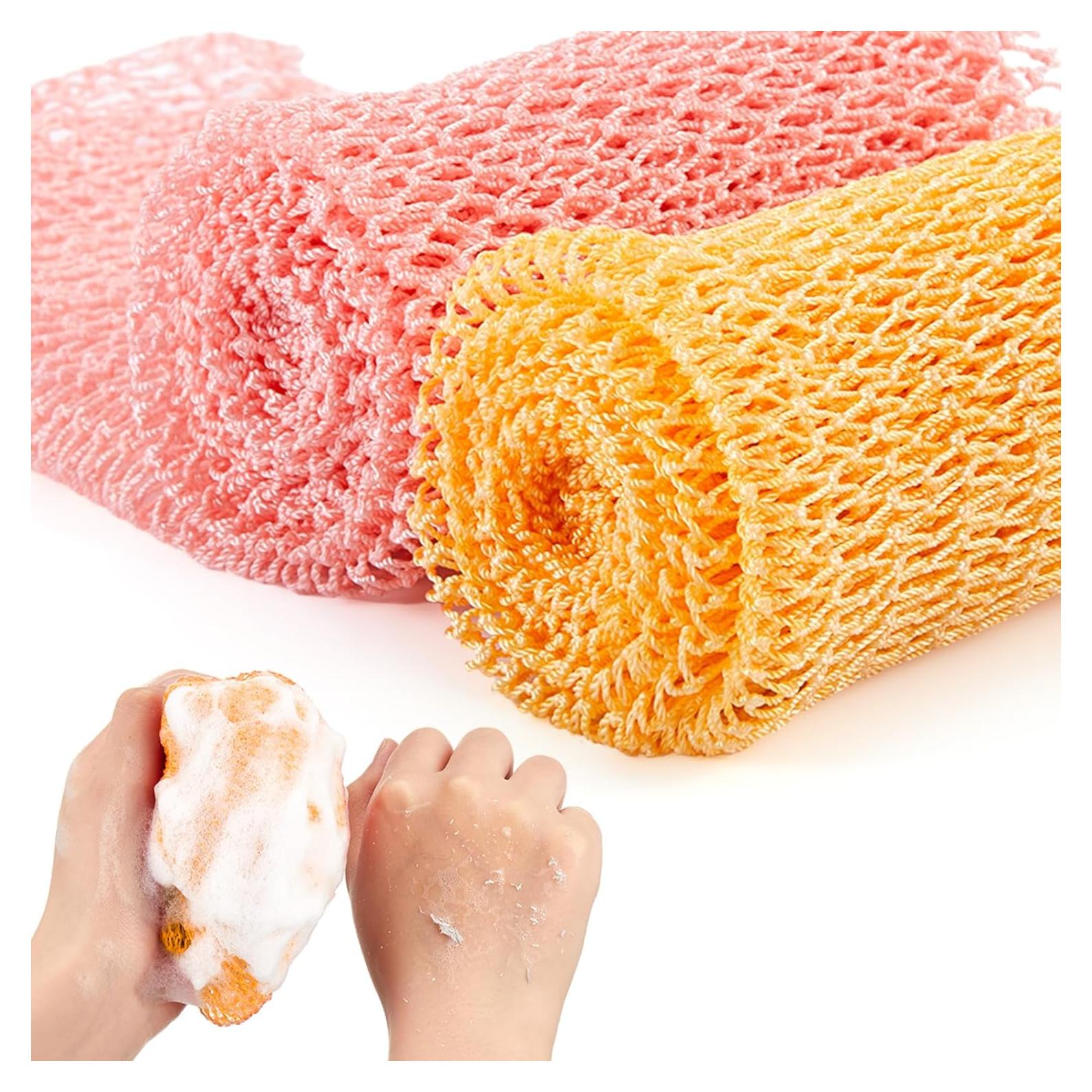 Esponja Exfoliante Africana Shappy 2 Pcs 65x20 cm Nylon