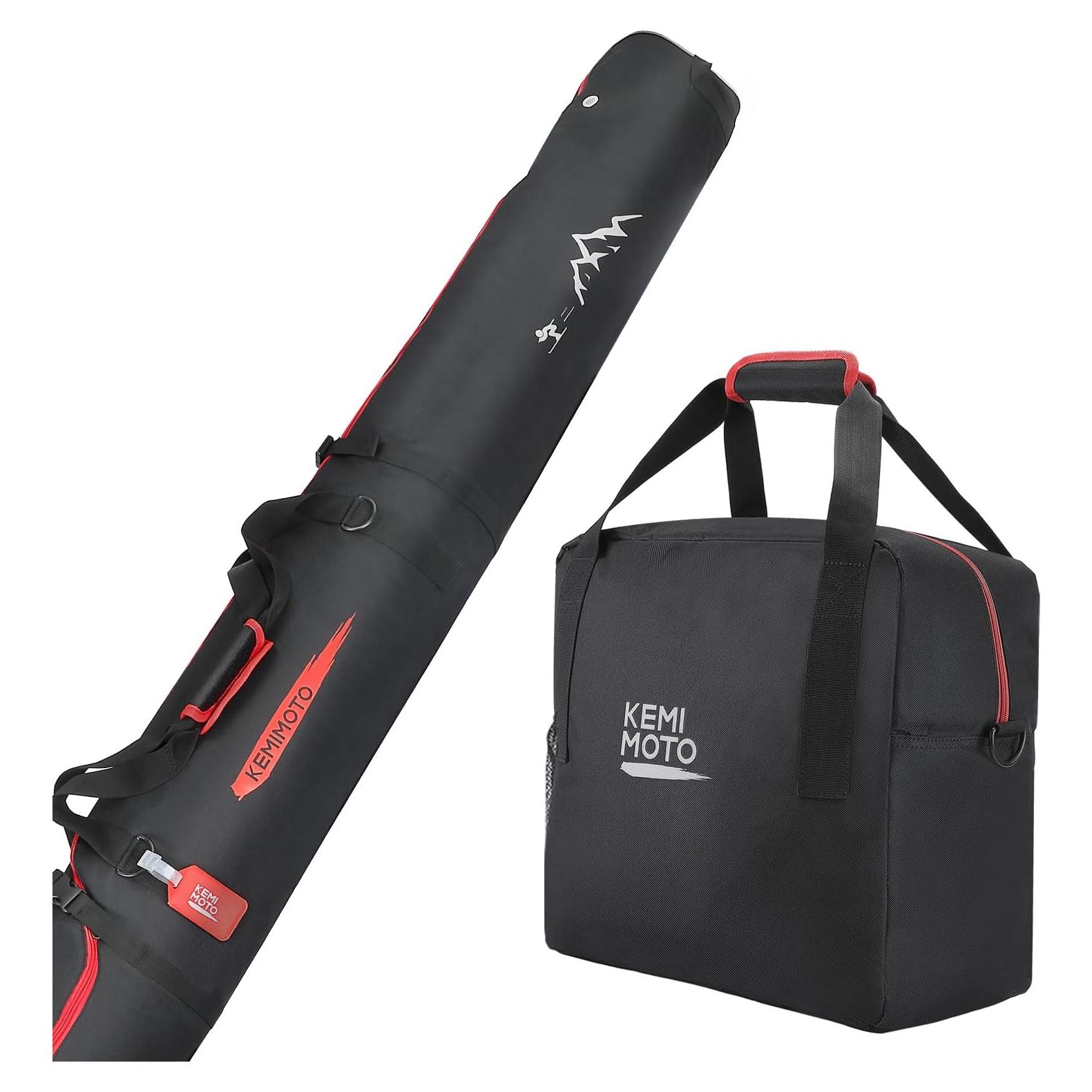 Bolsa de Esquí KEMIMOTO 25L y Botas Combo Acolchada