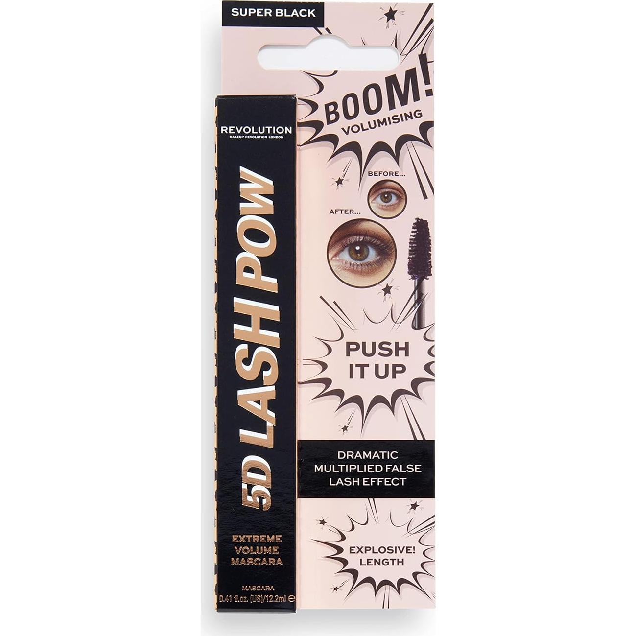 Máscara Voluminizadora 5D Lash Pow Revolución 12.1 ml Vegana