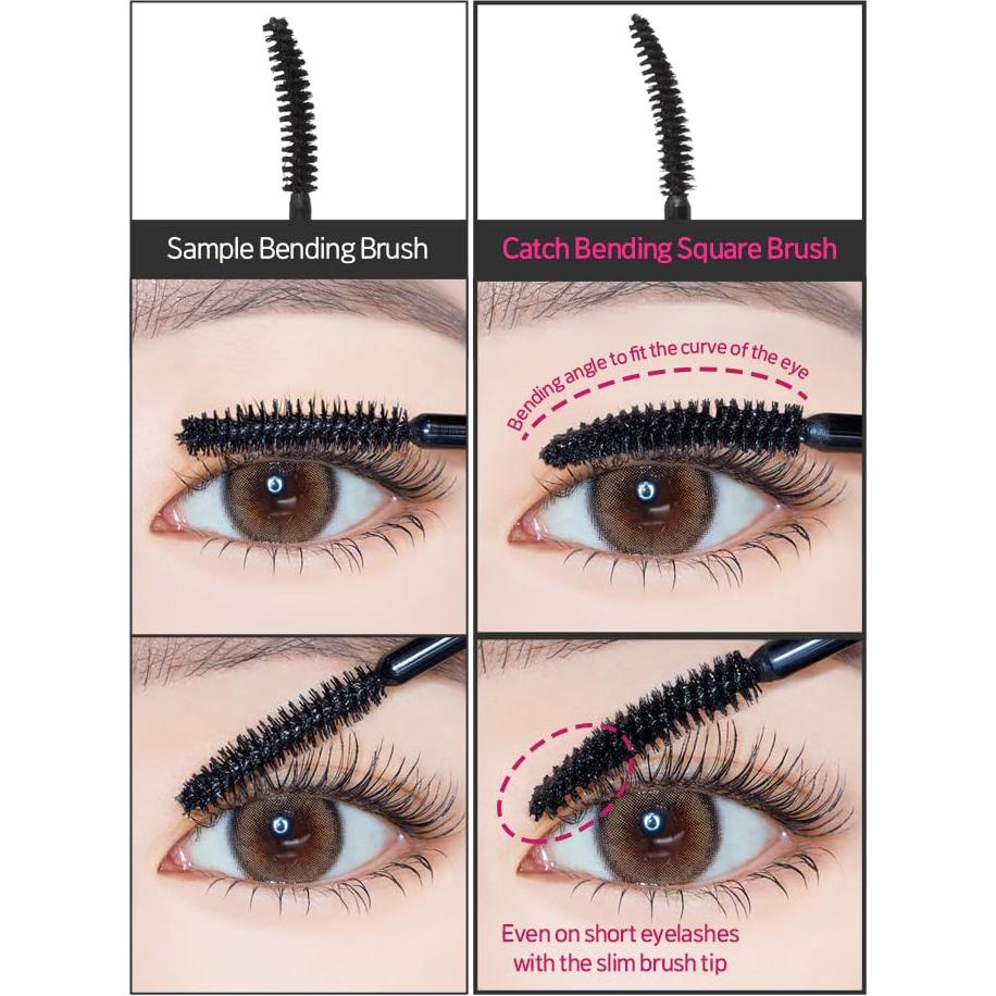 ETUDE Curl Fix Mascara SET #4 Volumen 24H - Maquillaje Coreano